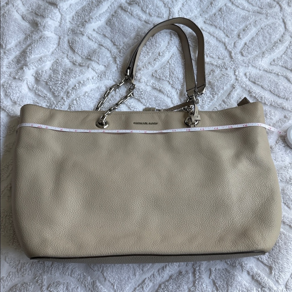 Michael Kors Chain Top Zip Multi-Function Tote - image 4